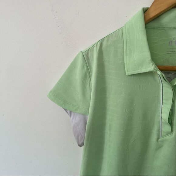 Nivo Green Fit Progress Short Sleeve Polo Golf Shirt - Picture 6 of 9
